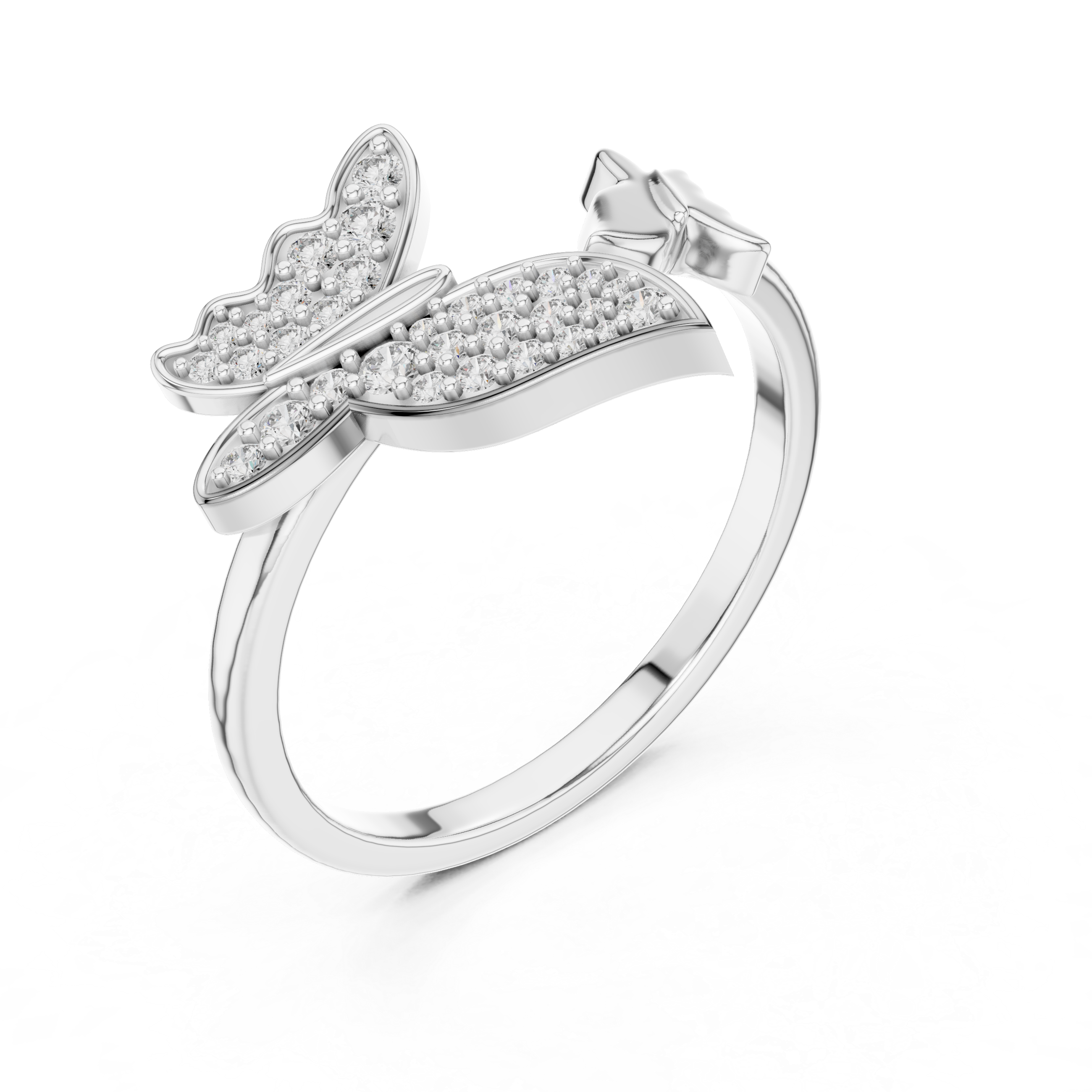 Beguiling Lab grown diamond Rings band