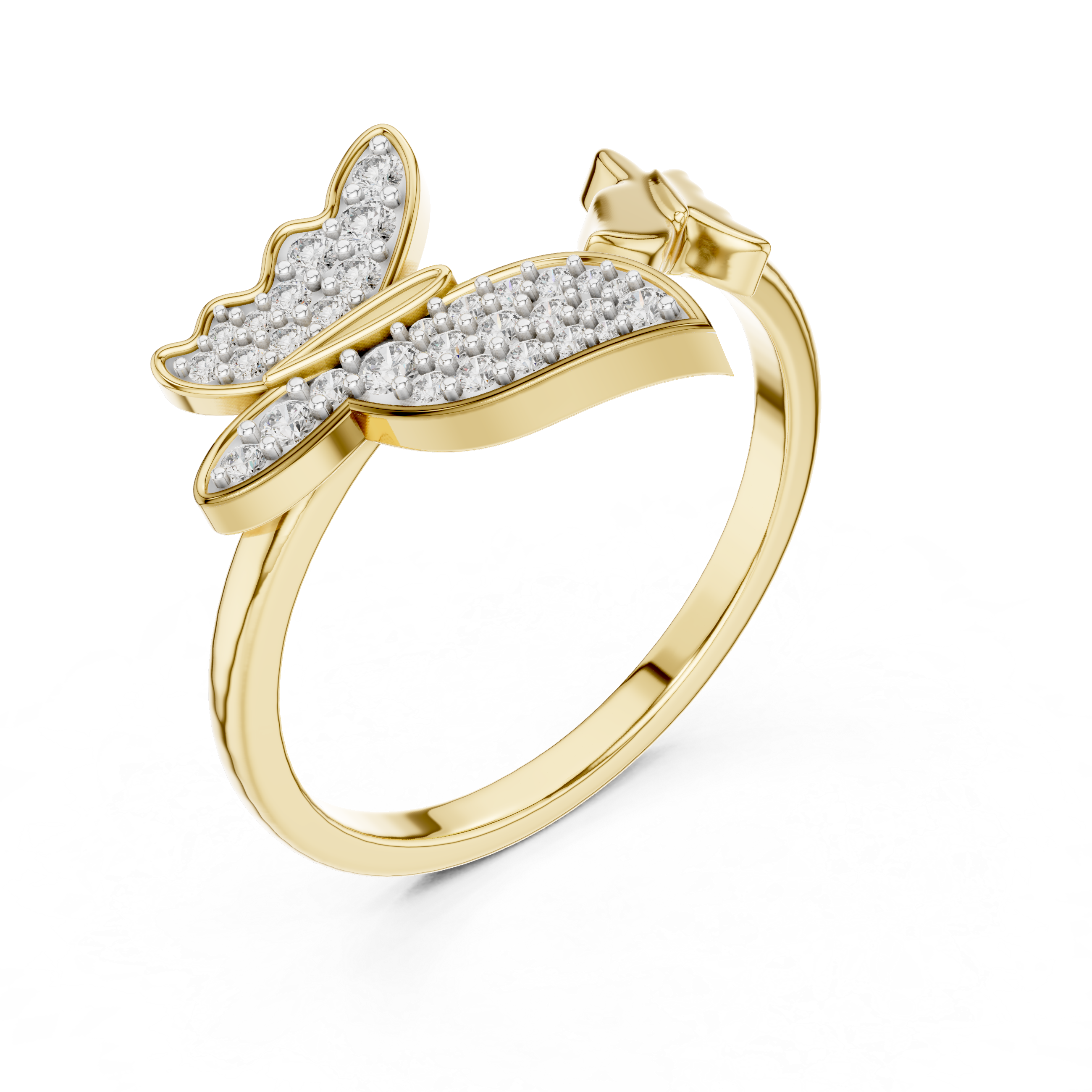 Beguiling Lab grown diamond Rings band