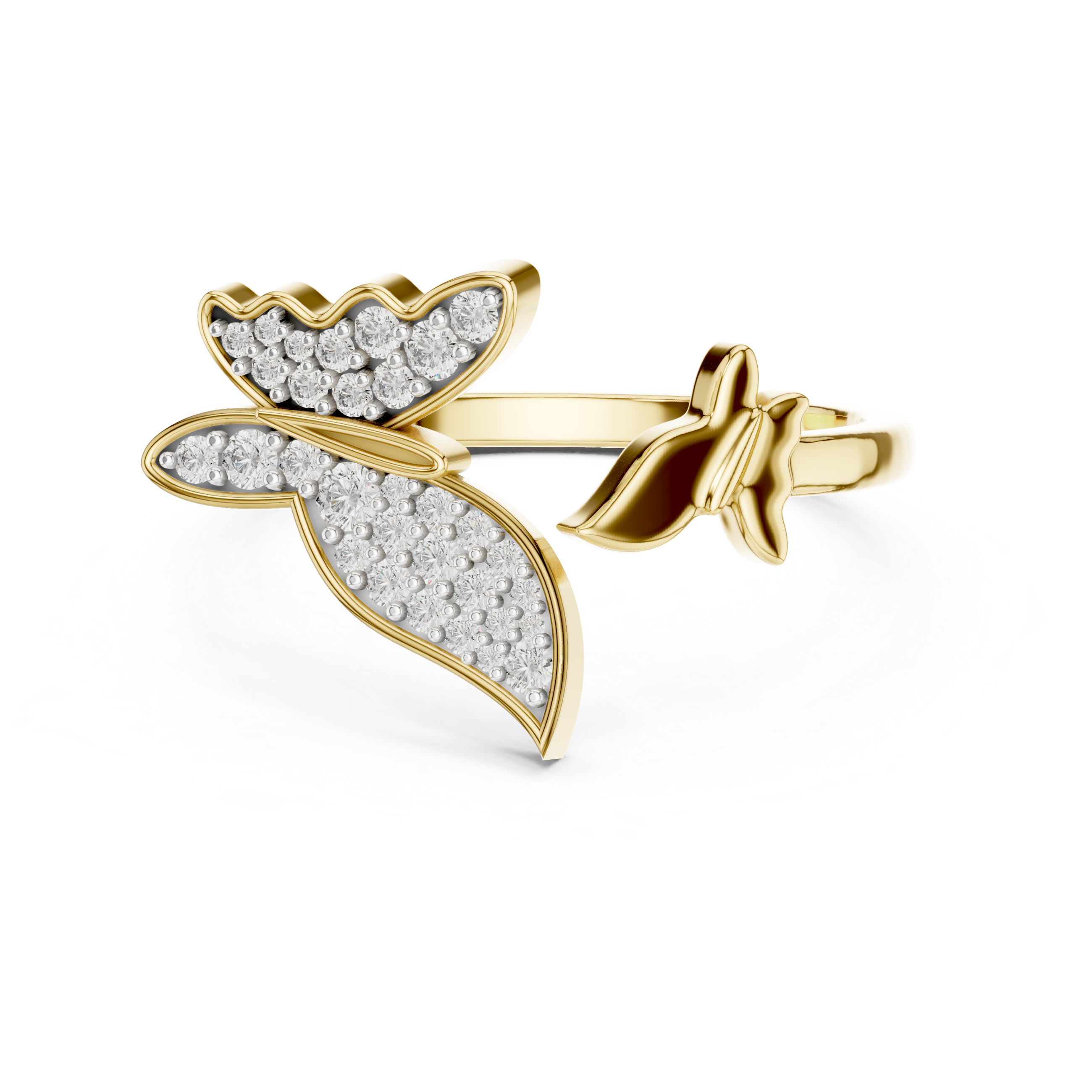 Beguiling Lab grown diamond Rings band