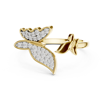 Beguiling Lab grown diamond Rings band
