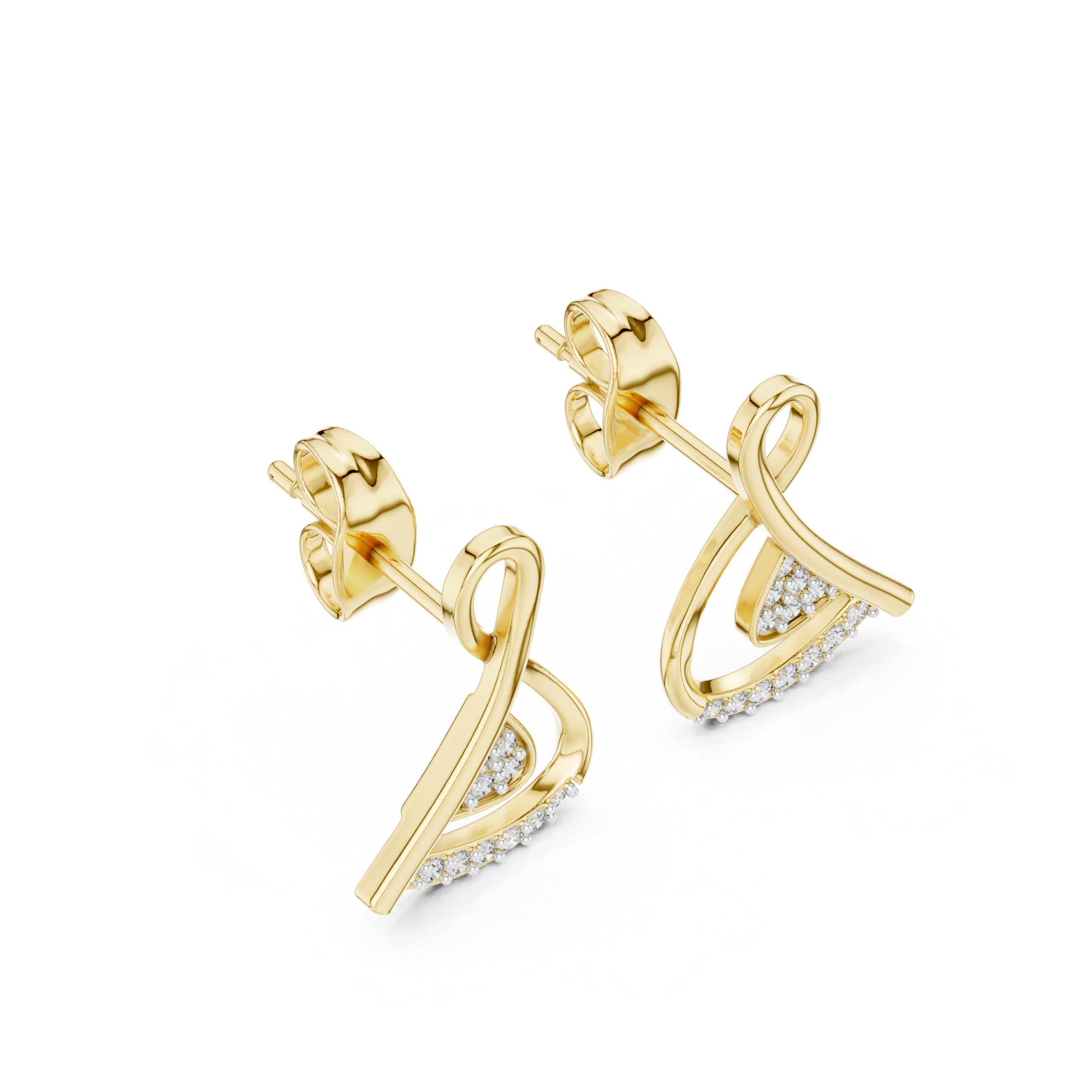 Dazzles Lab grown diamond Earrings design