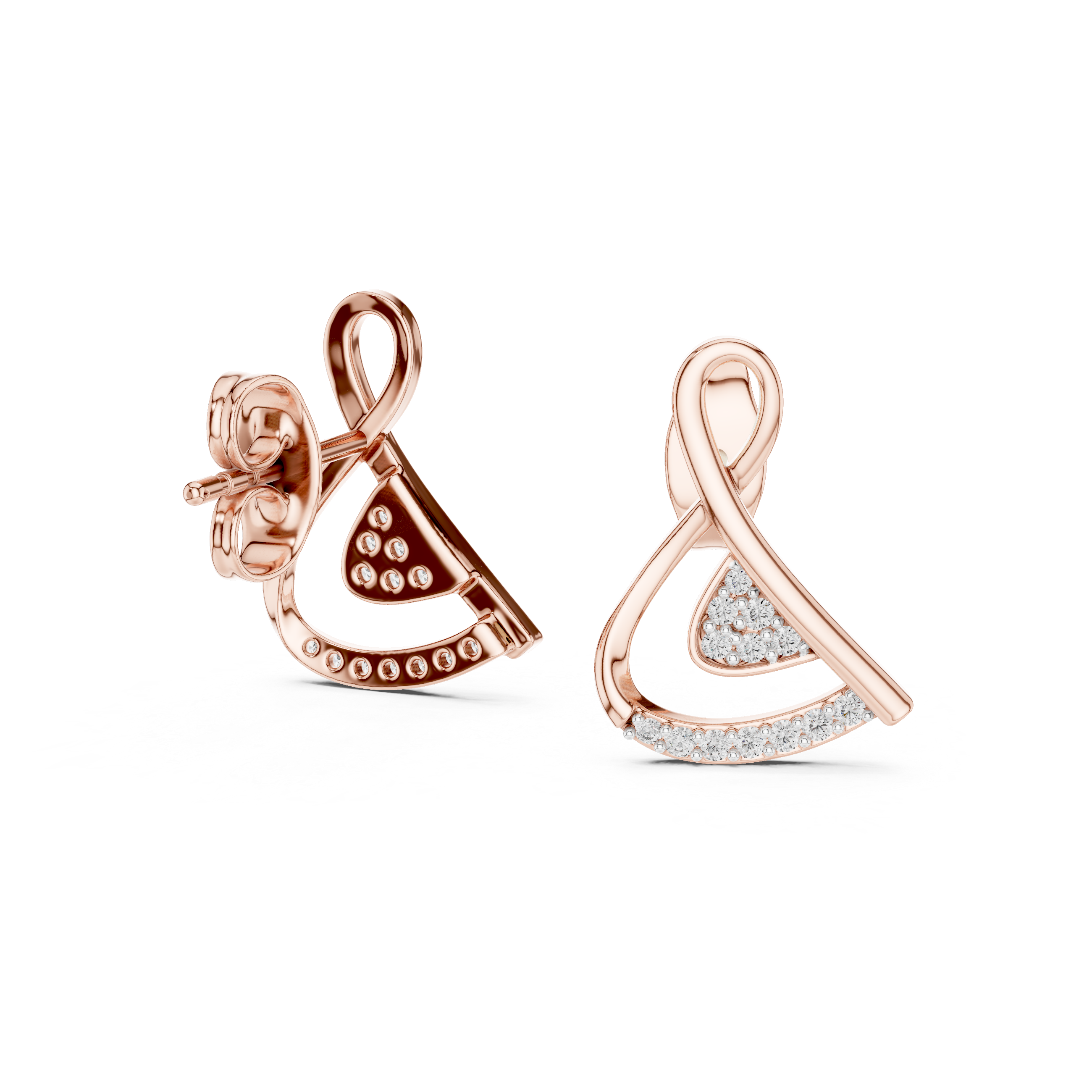Dazzles Lab grown diamond Earrings design