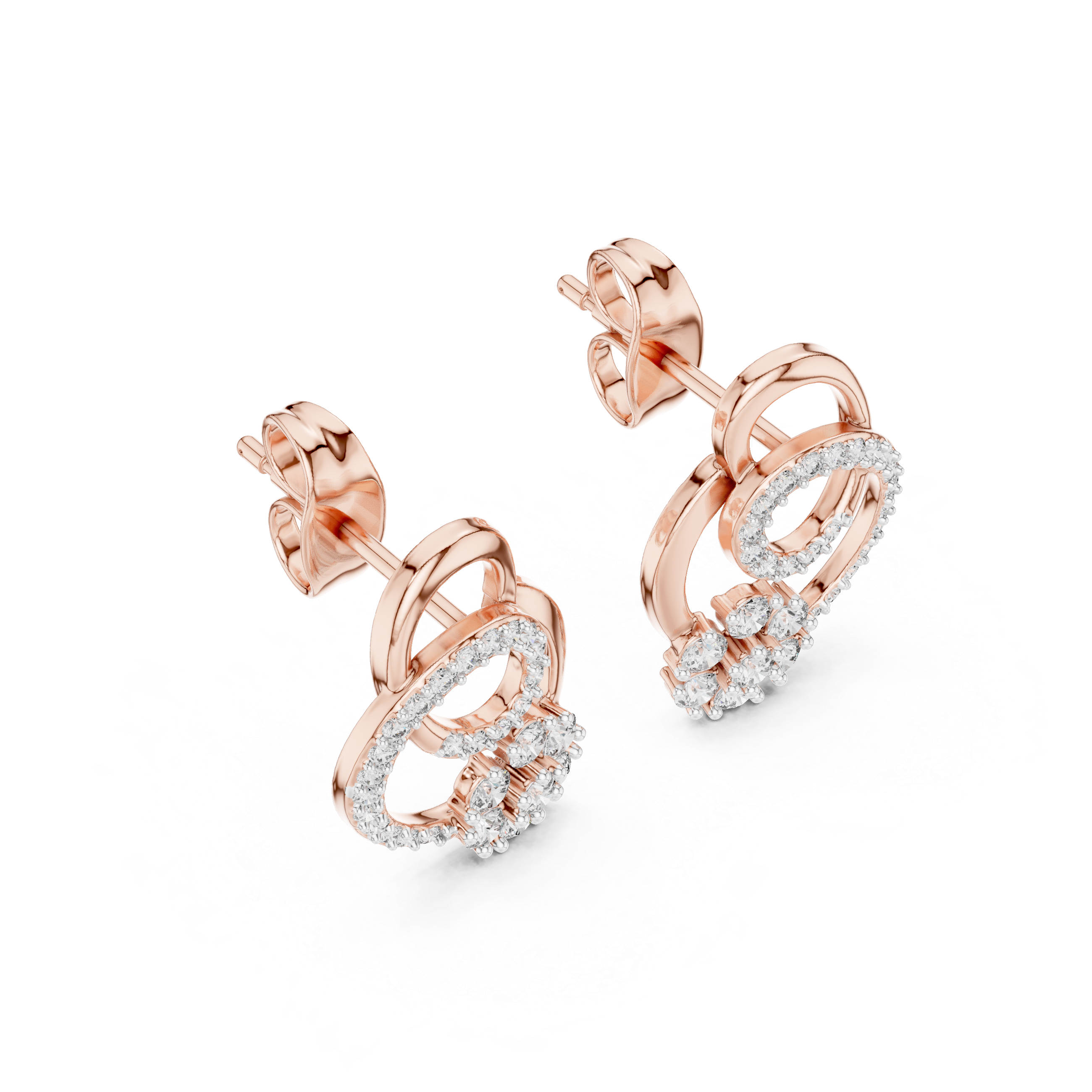 Bewitching Lab grown diamond Earrings set