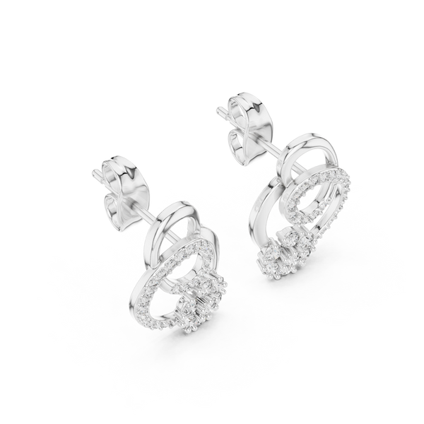 Bewitching Lab grown diamond Earrings set
