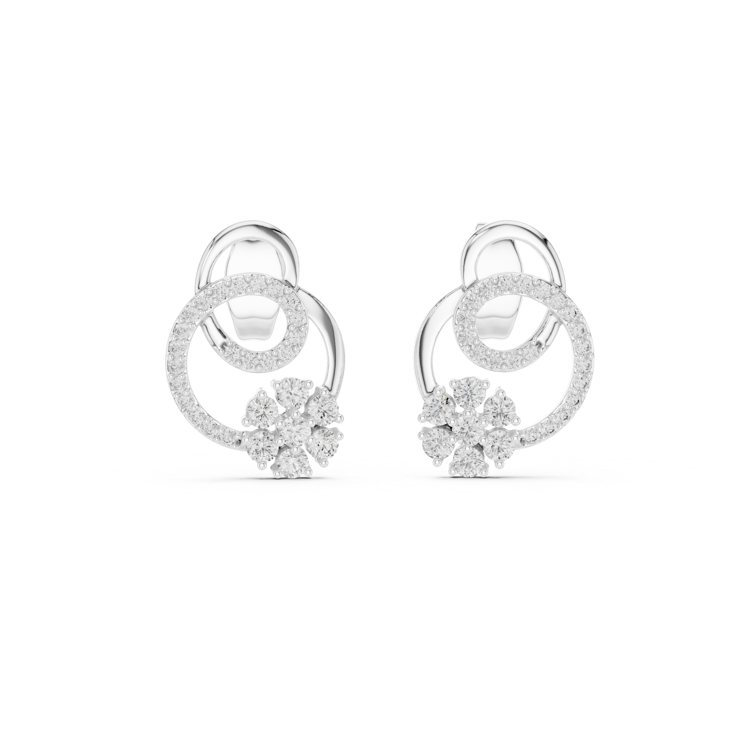 Bewitching Lab grown diamond Earrings set