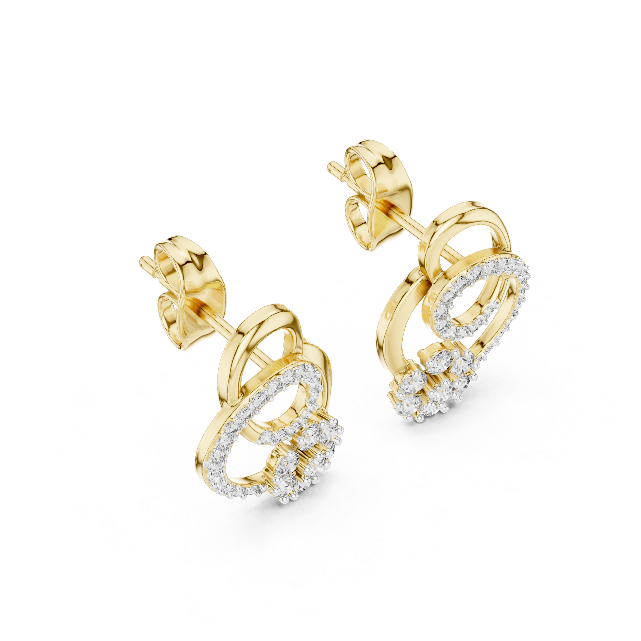 Bewitching Lab grown diamond Earrings set