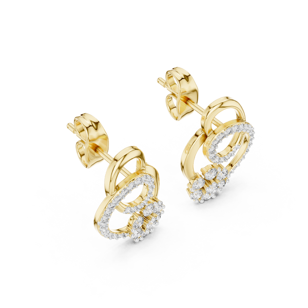 Bewitching Lab grown diamond Earrings set