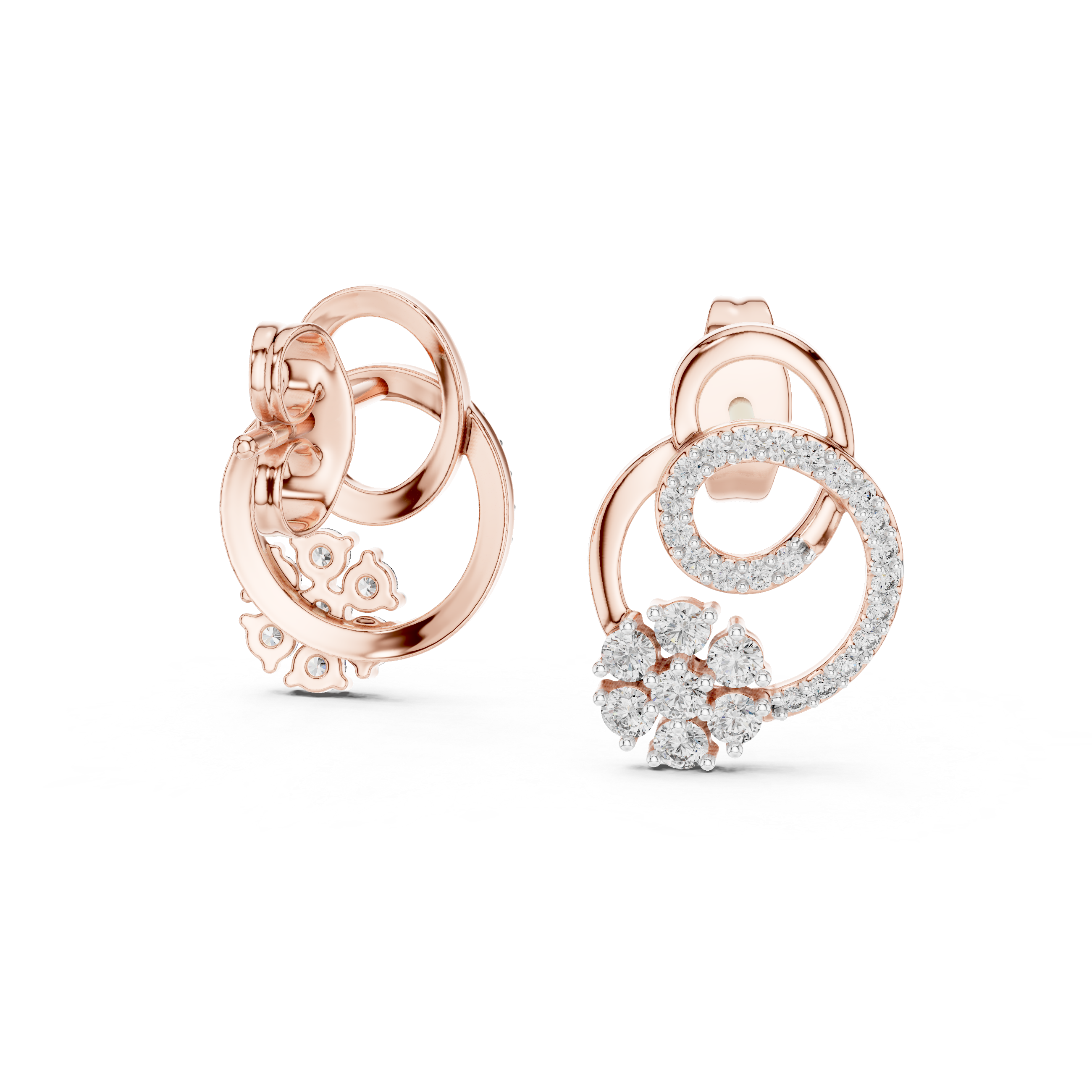Bewitching Lab grown diamond Earrings set