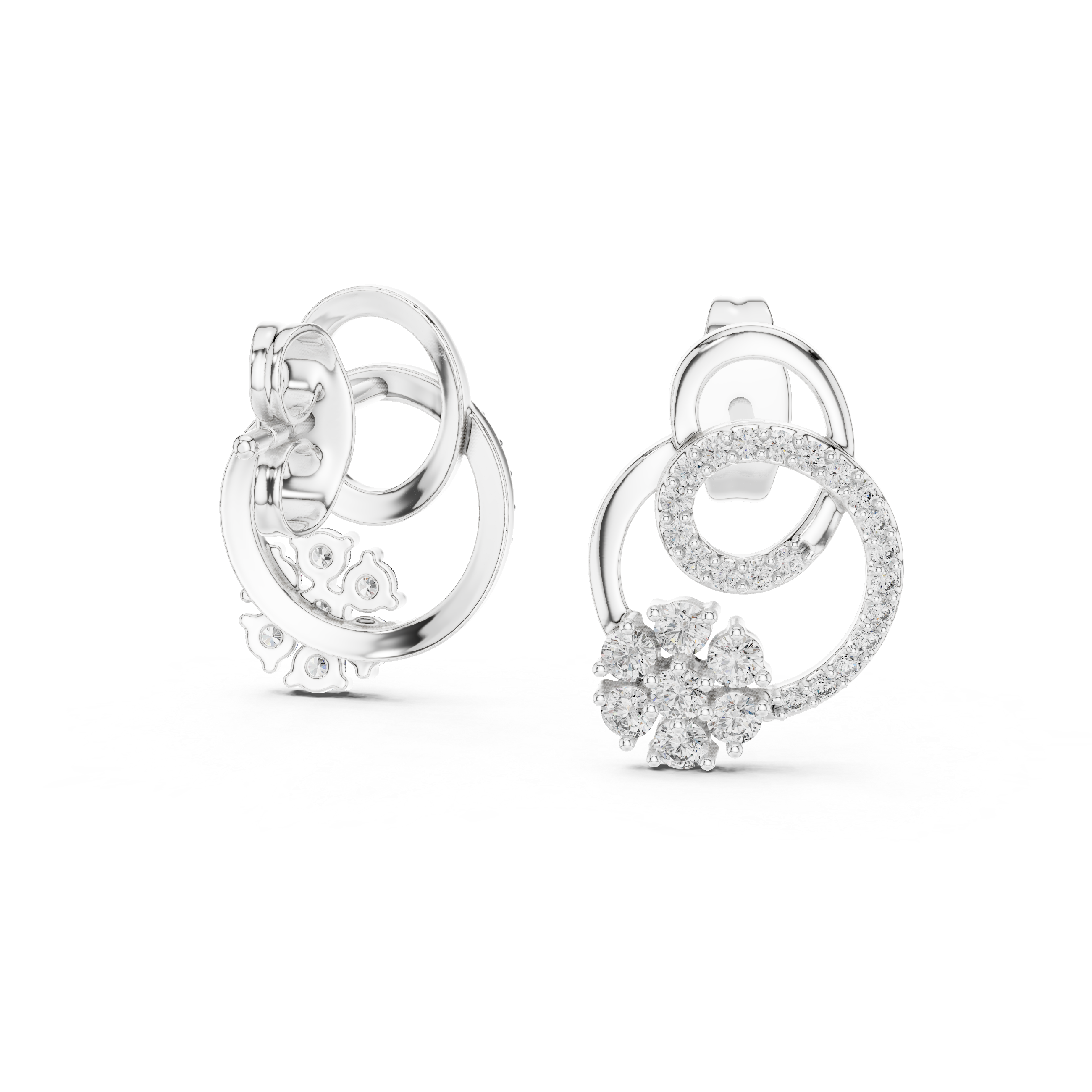 Bewitching Lab grown diamond Earrings set