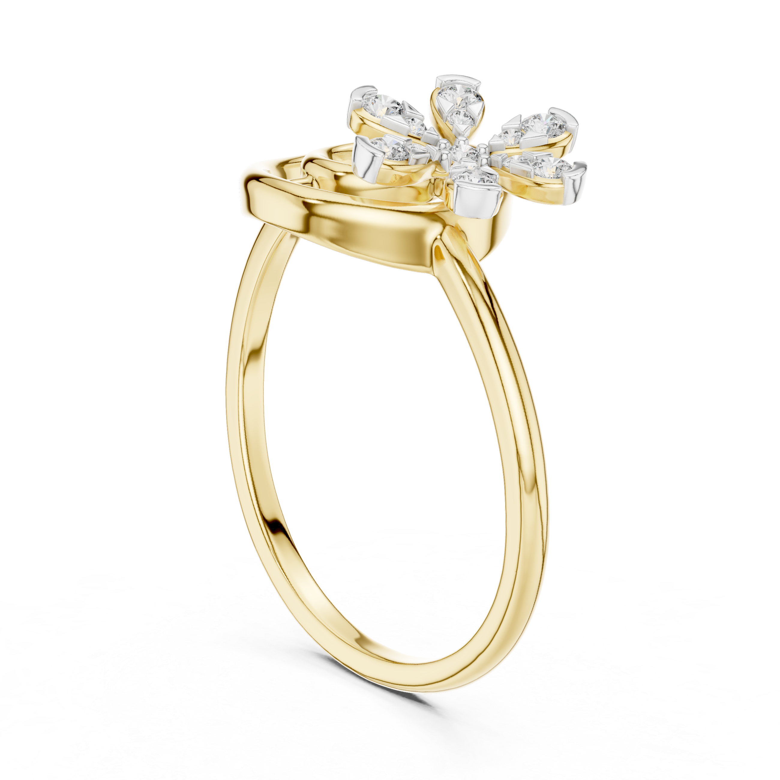 Gilded Lab grown diamond Rings style