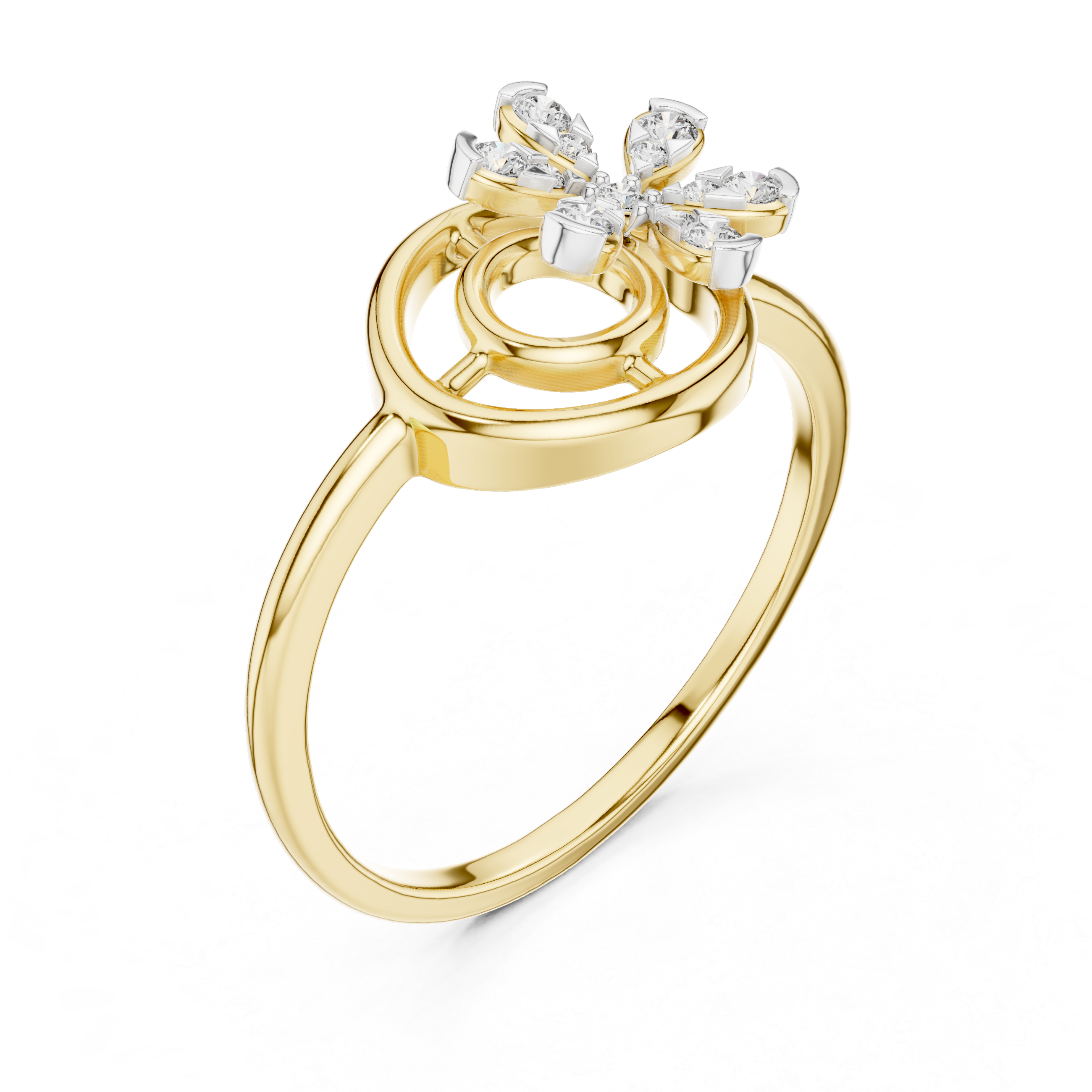 Gilded Lab grown diamond Rings style