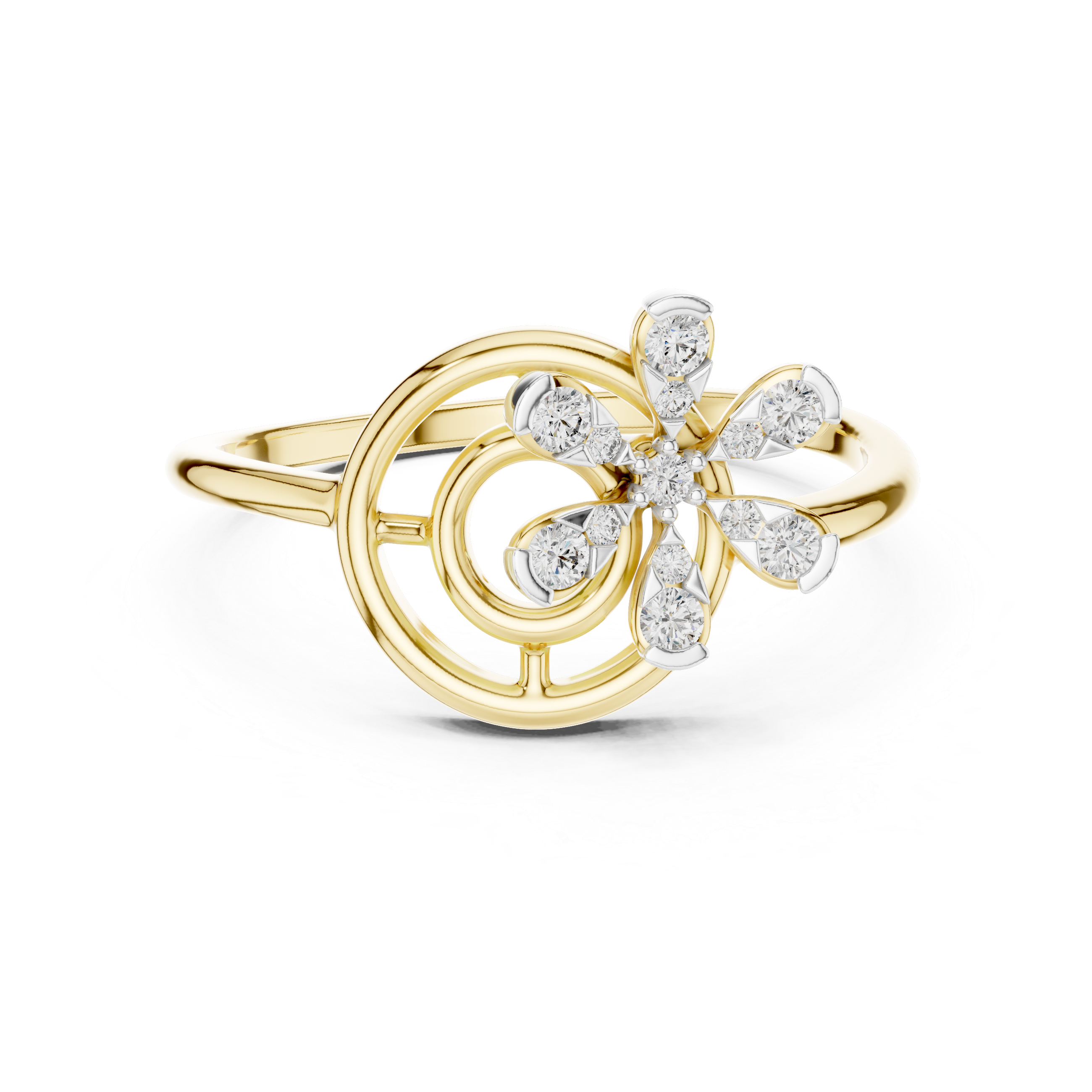 Gilded Lab grown diamond Rings style