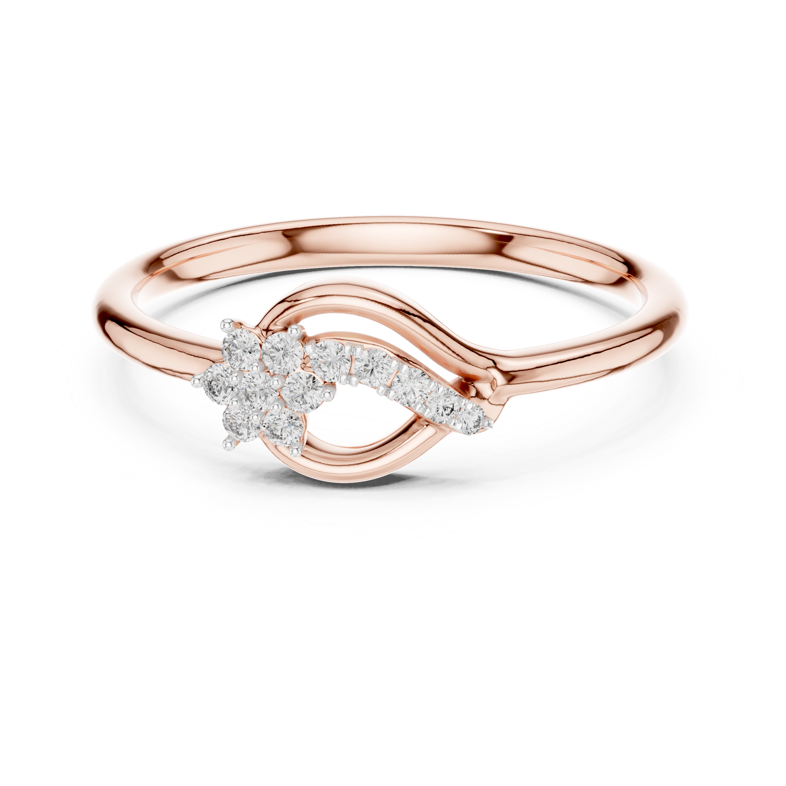Oracular Lab grown diamond Rings band