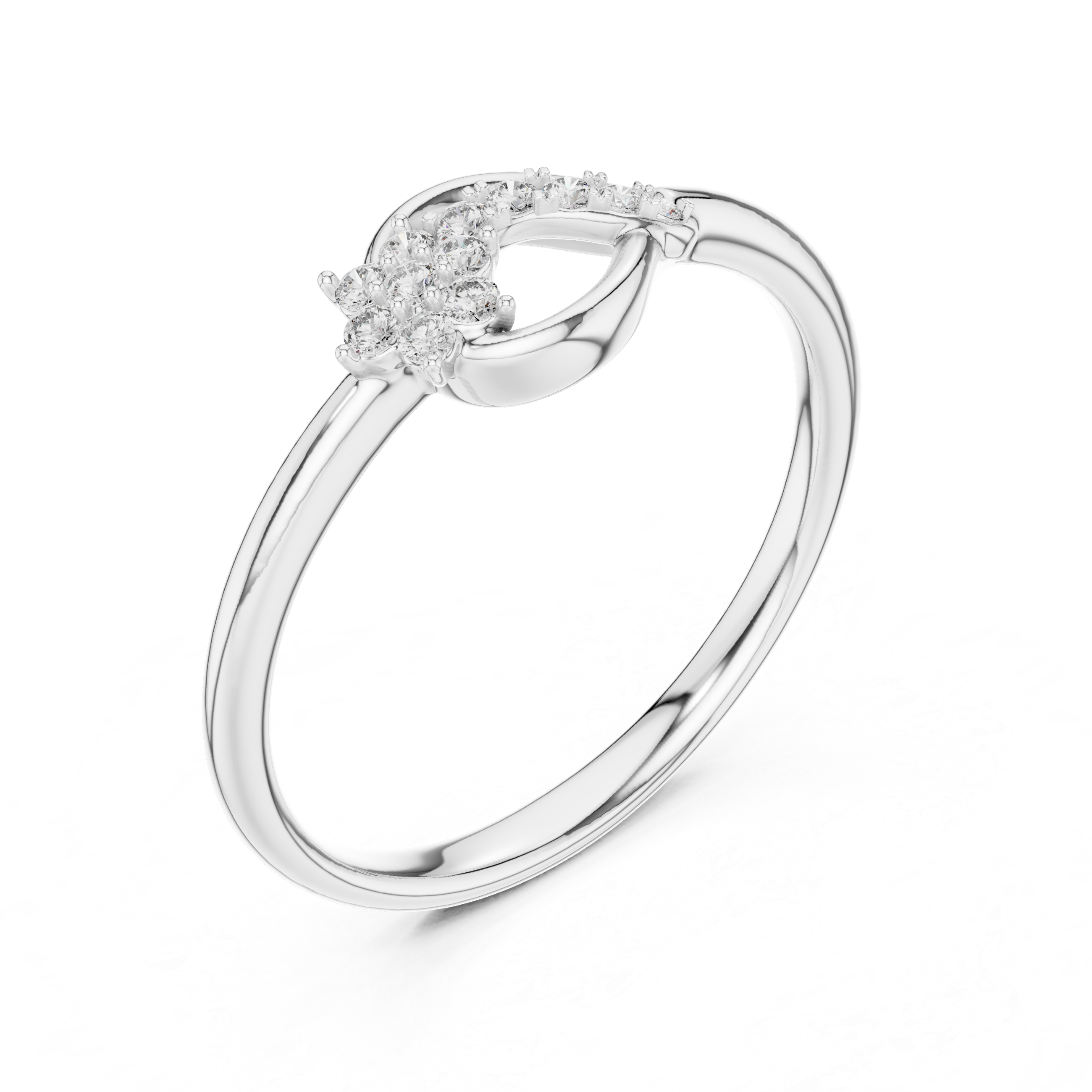 Oracular Lab grown diamond Rings band
