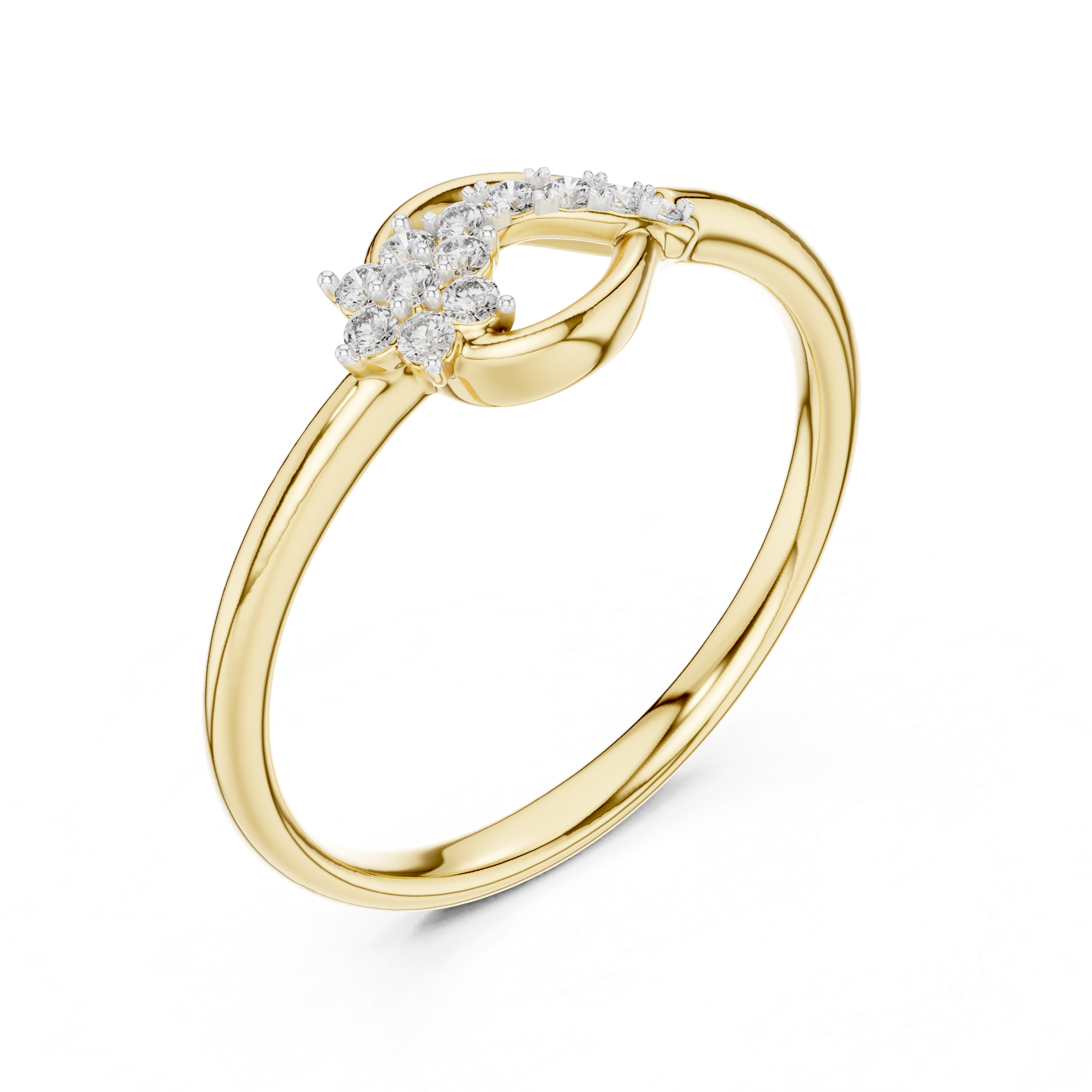 Oracular Lab grown diamond Rings band