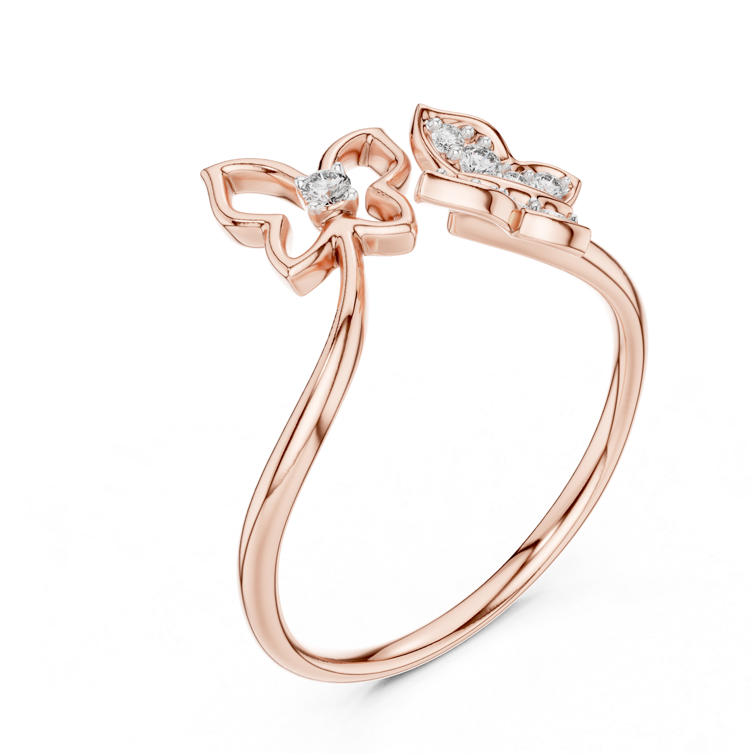 Majestical Lab grown diamond Rings style