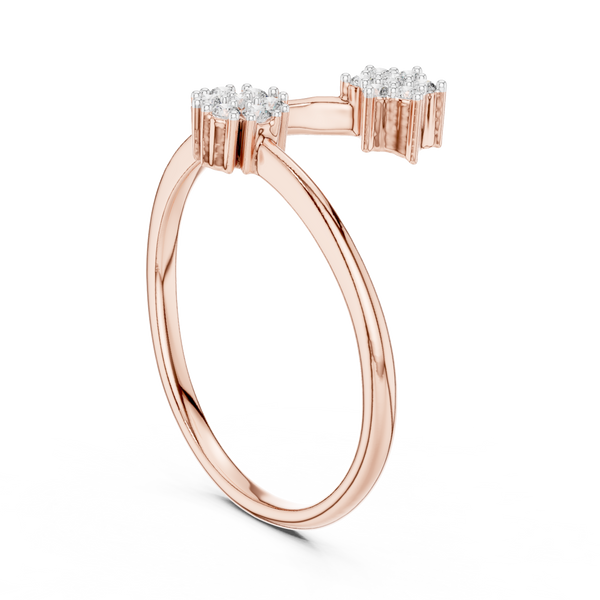 Incandescent Lab grown diamond Rings band