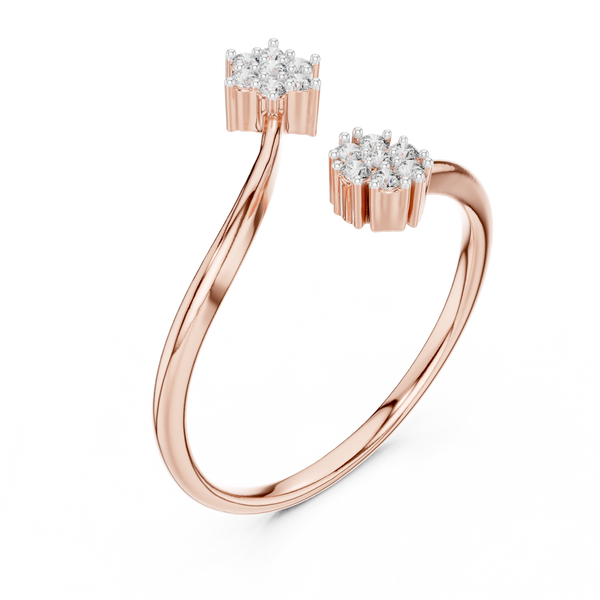 Incandescent Lab grown diamond Rings band