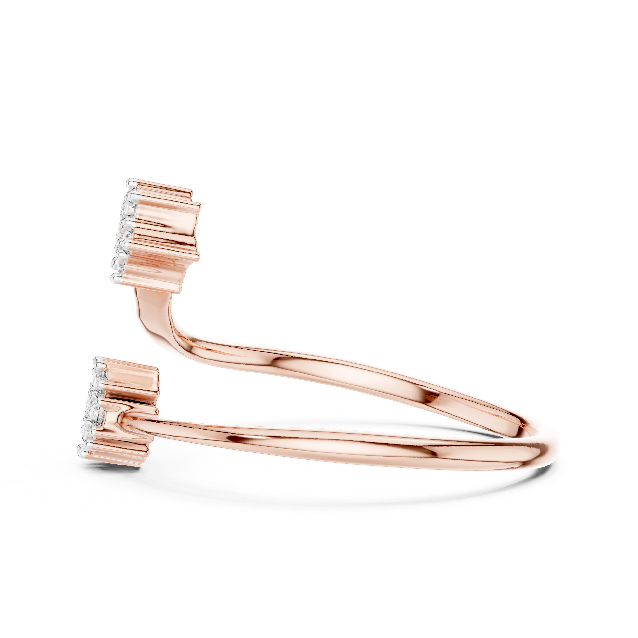 Incandescent Lab grown diamond Rings band