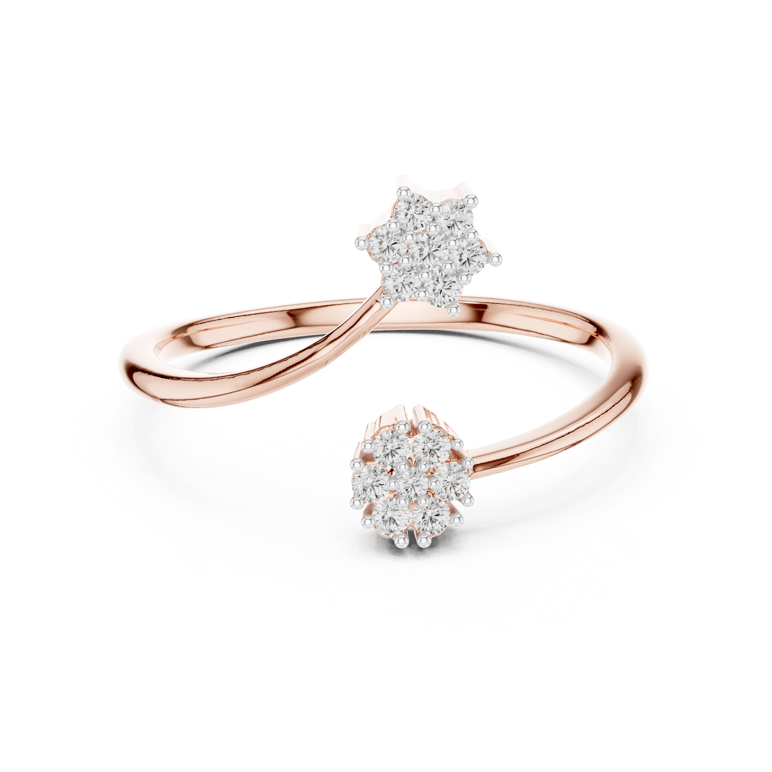 Incandescent Lab grown diamond Rings band