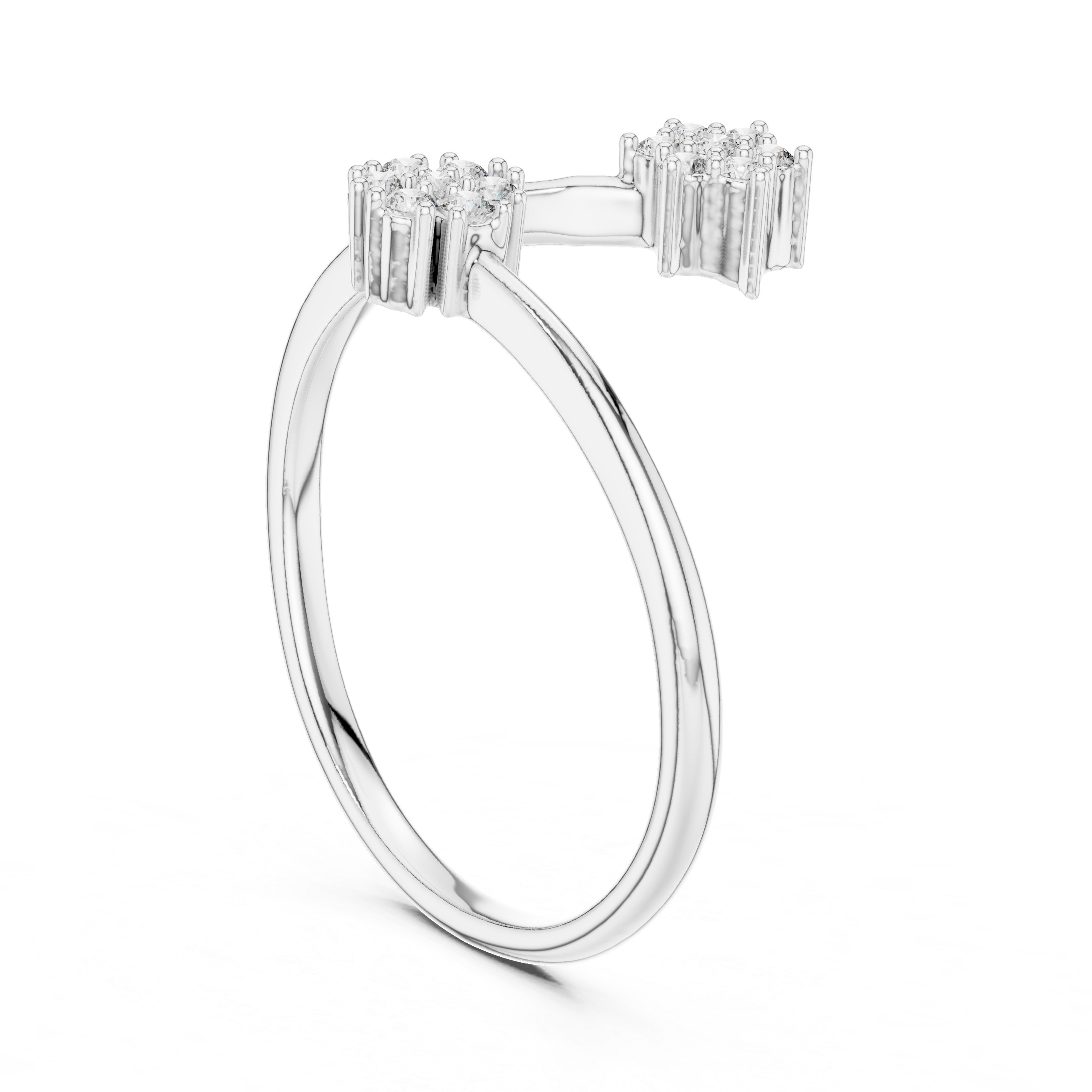 Incandescent Lab grown diamond Rings band