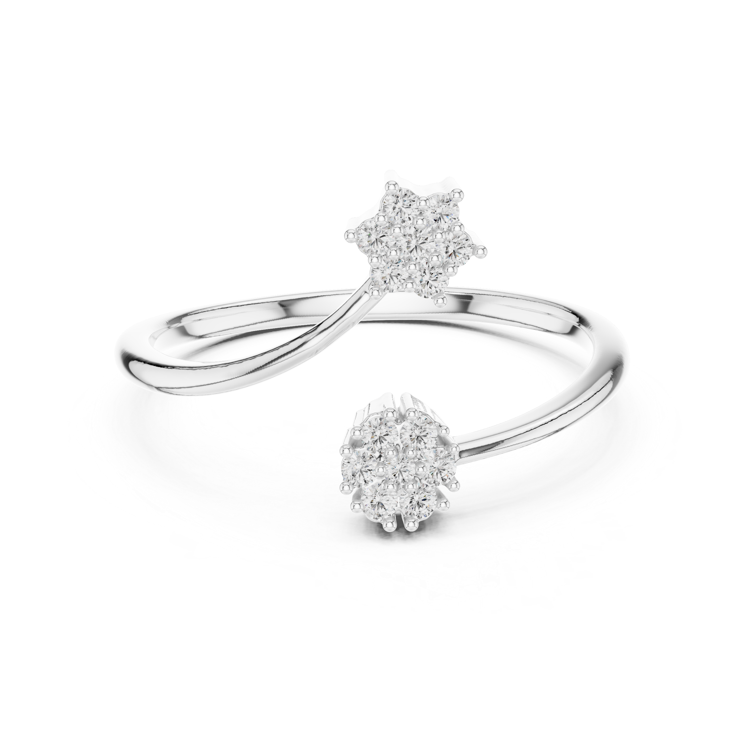 Incandescent Lab grown diamond Rings band