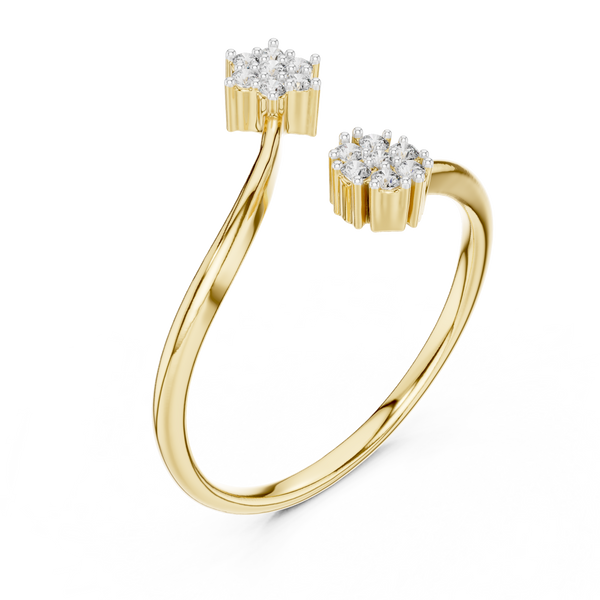 Incandescent Lab grown diamond Rings band