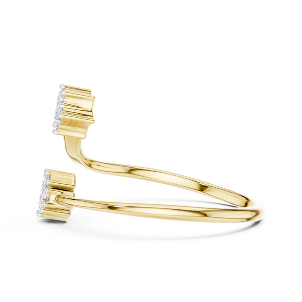 Incandescent Lab grown diamond Rings band