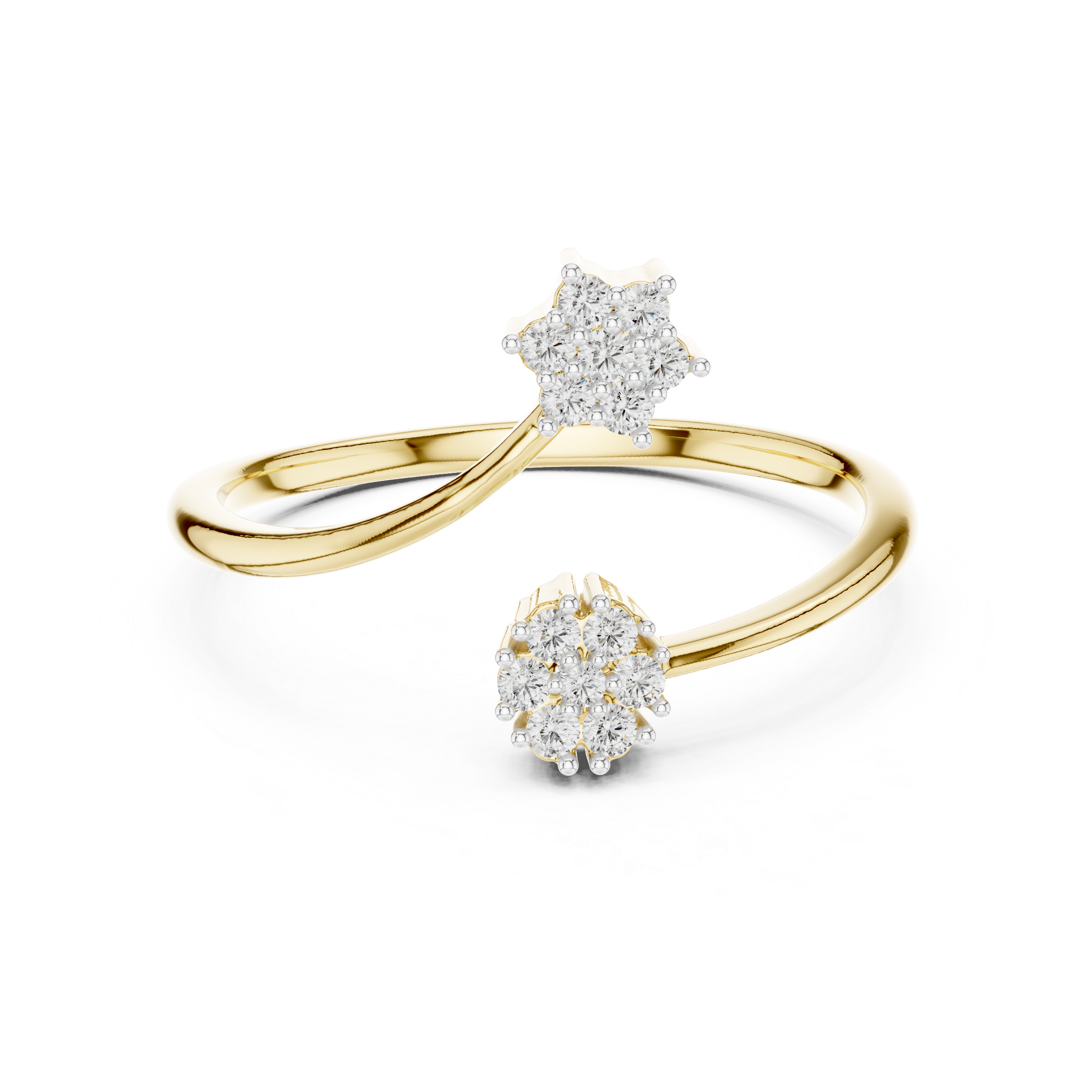 Incandescent Lab grown diamond Rings band