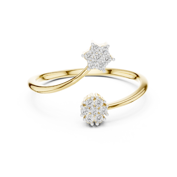Incandescent Lab grown diamond Rings band