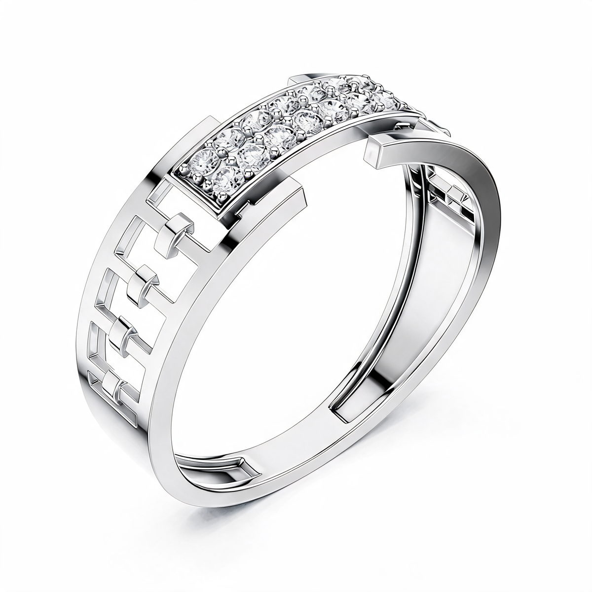 High-end Lab grown diamond ring band