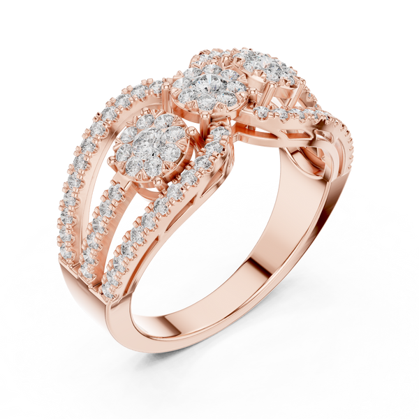Rapturous lab grown diamond women's ring