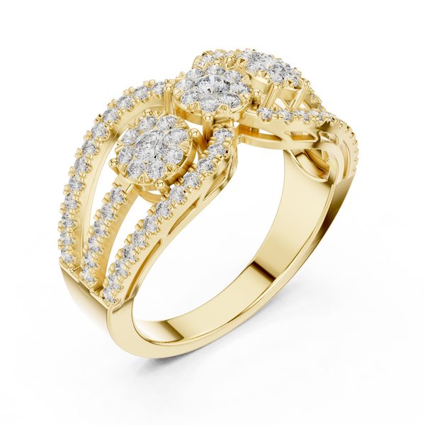 Rapturous lab grown diamond women's ring