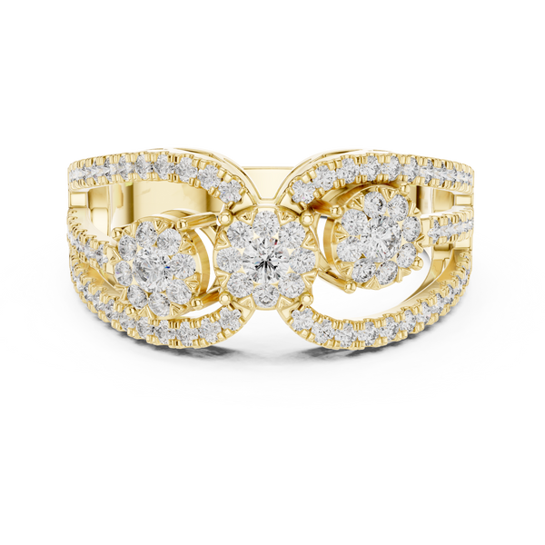 Rapturous lab grown diamond women's ring