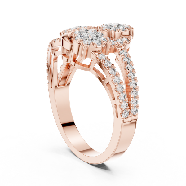 Visionary lab grown diamond women's ring