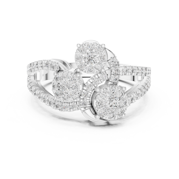 Visionary lab grown diamond women's ring