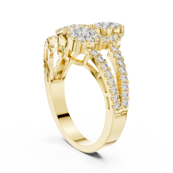 Visionary lab grown diamond women's ring