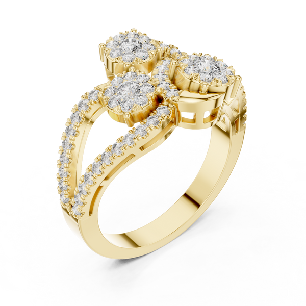 Visionary lab grown diamond women's ring