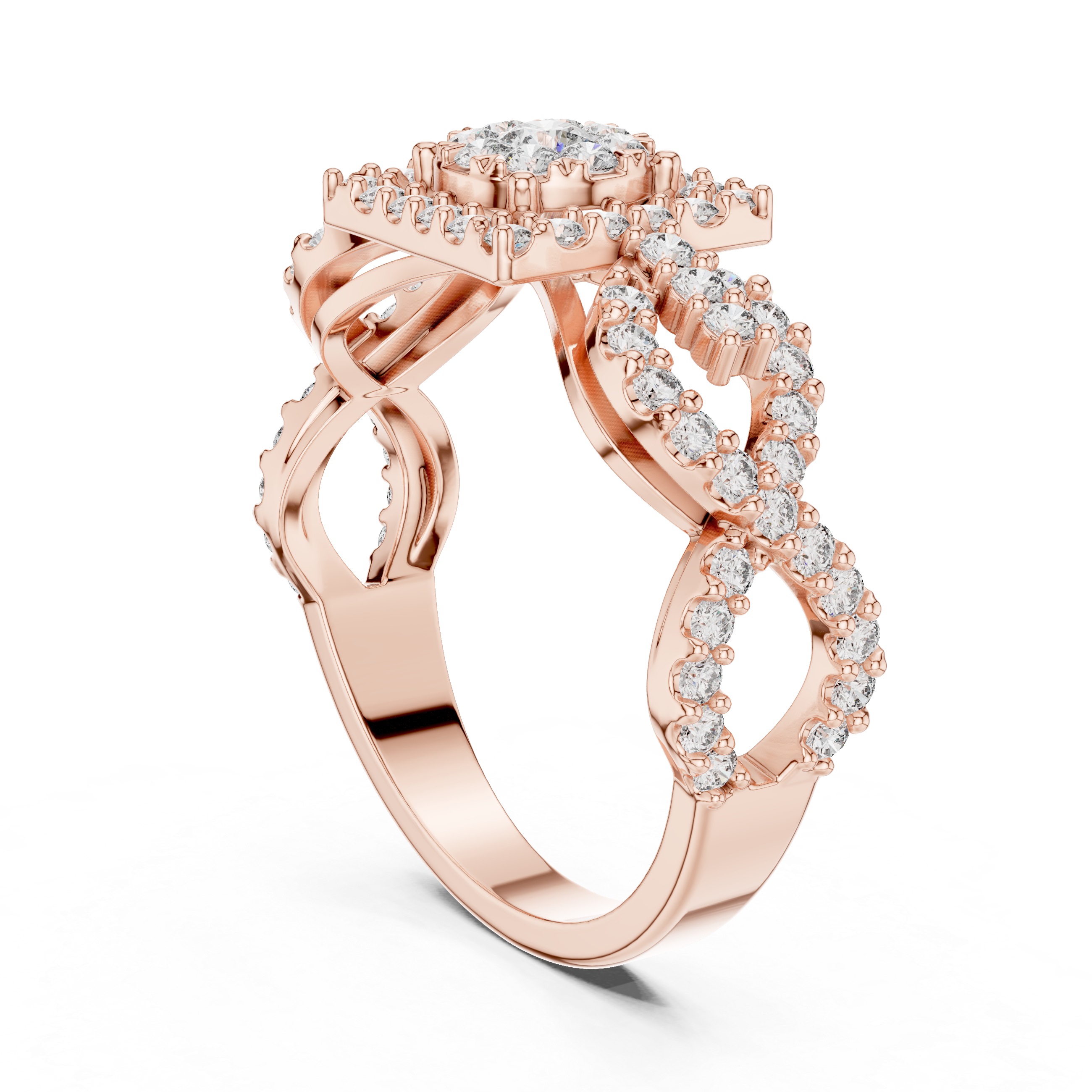 Tranquil lab grown diamond women's ring