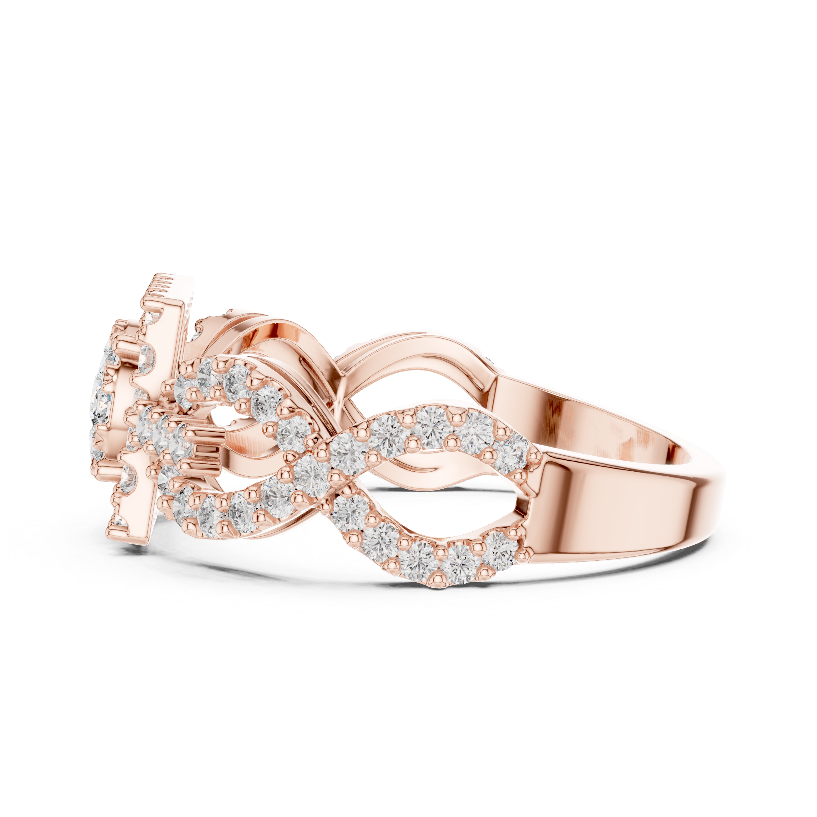Tranquil lab grown diamond women's ring