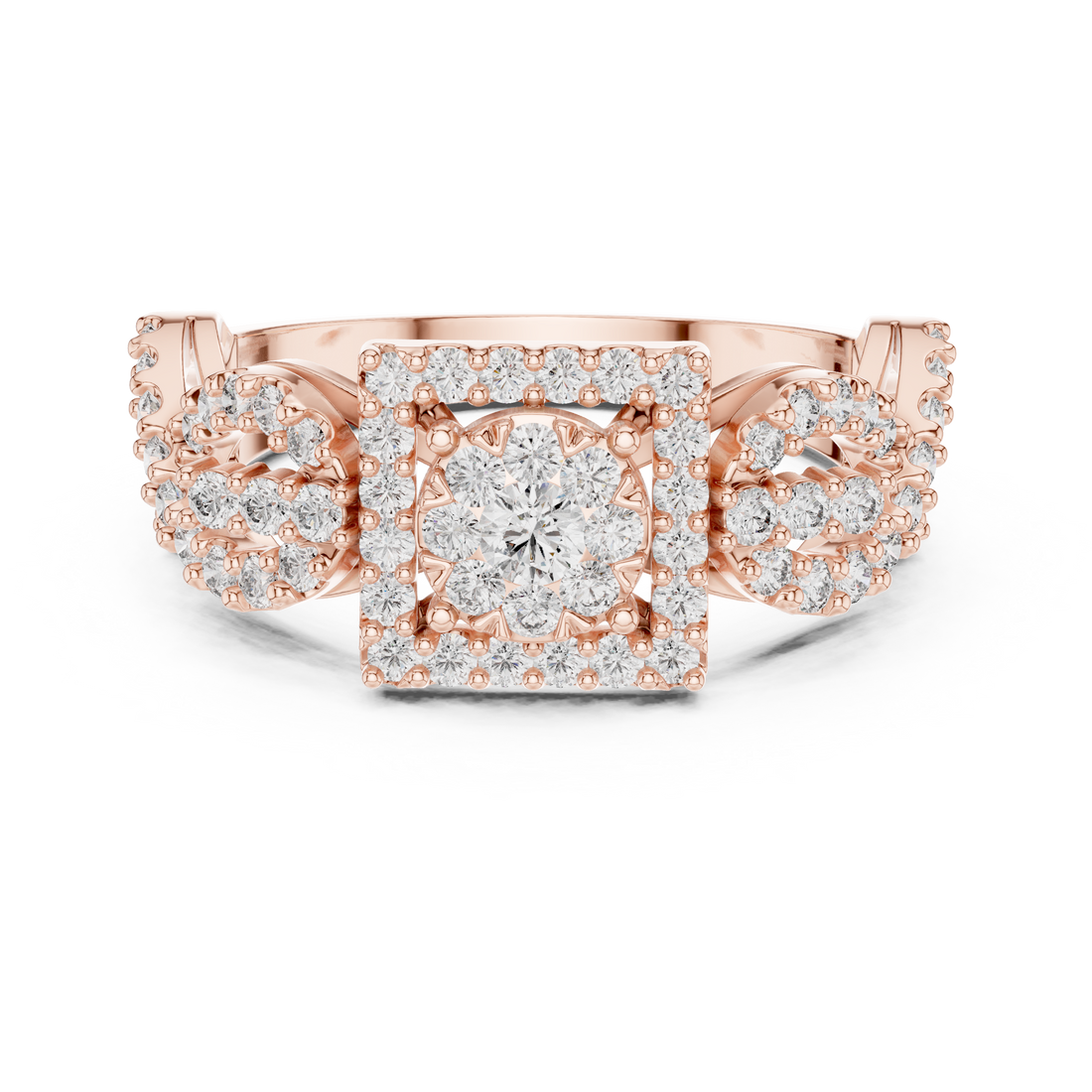 Tranquil lab grown diamond women's ring