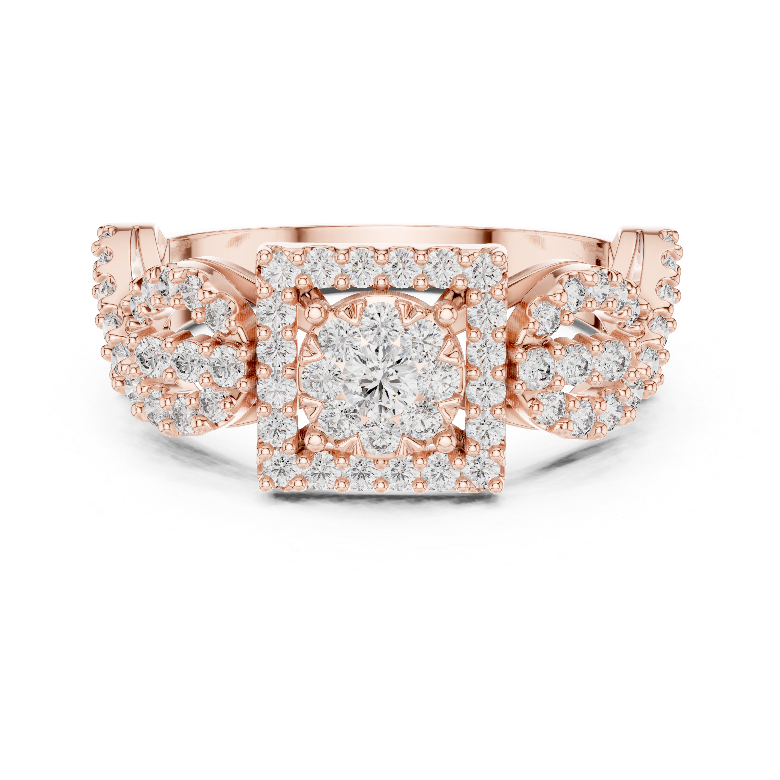 Tranquil lab grown diamond women's ring