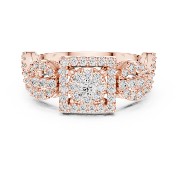 Tranquil lab grown diamond women's ring