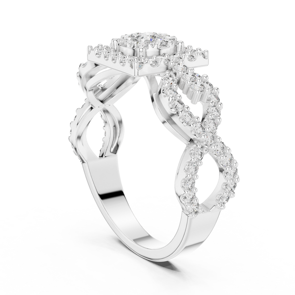 Tranquil lab grown diamond women's ring