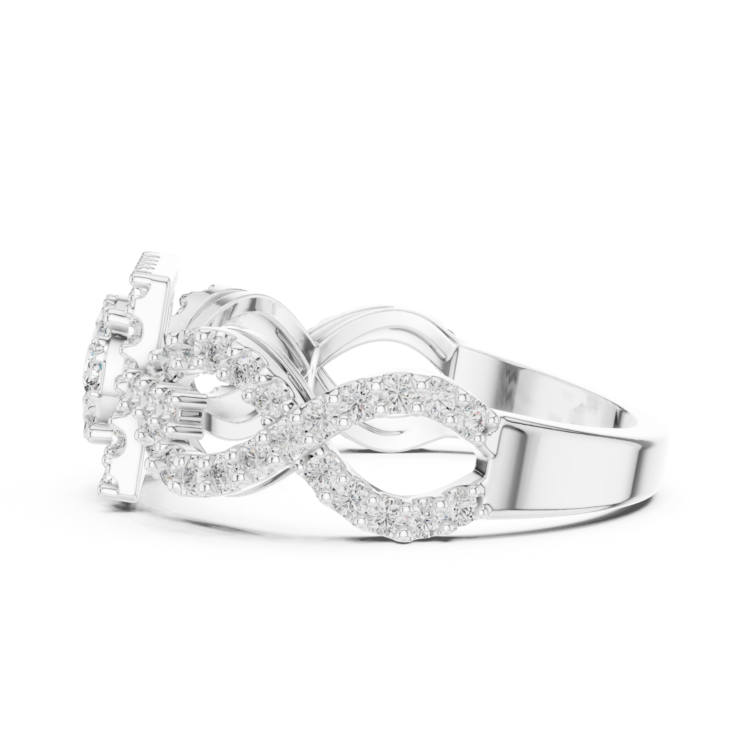 Tranquil lab grown diamond women's ring