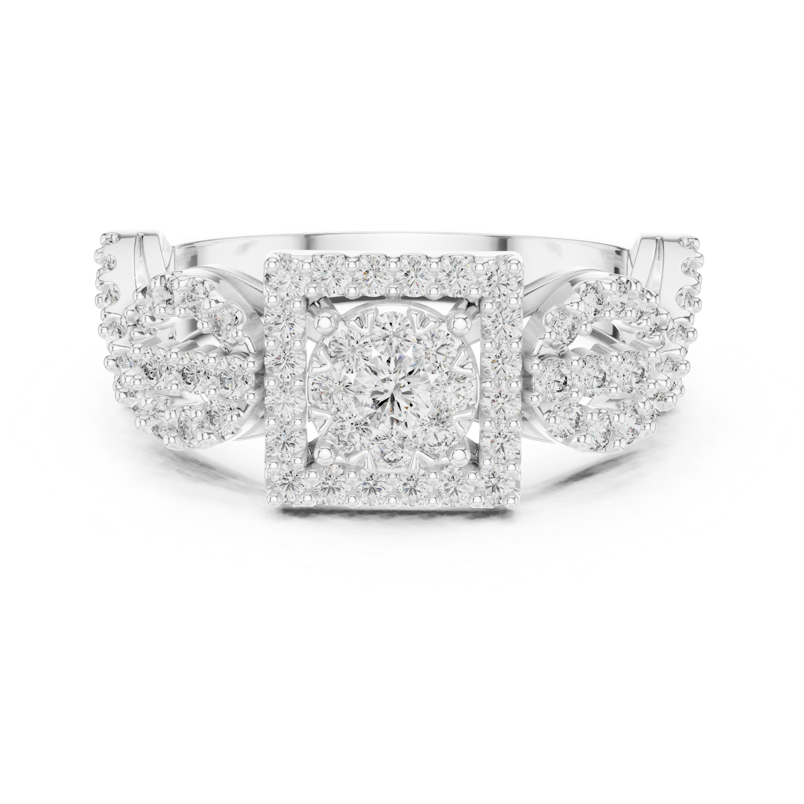 Tranquil lab grown diamond women's ring