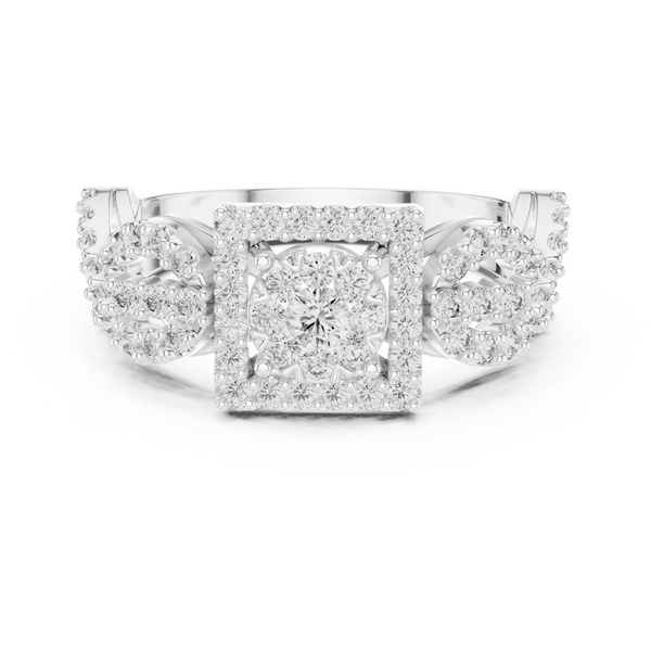 Tranquil lab grown diamond women's ring