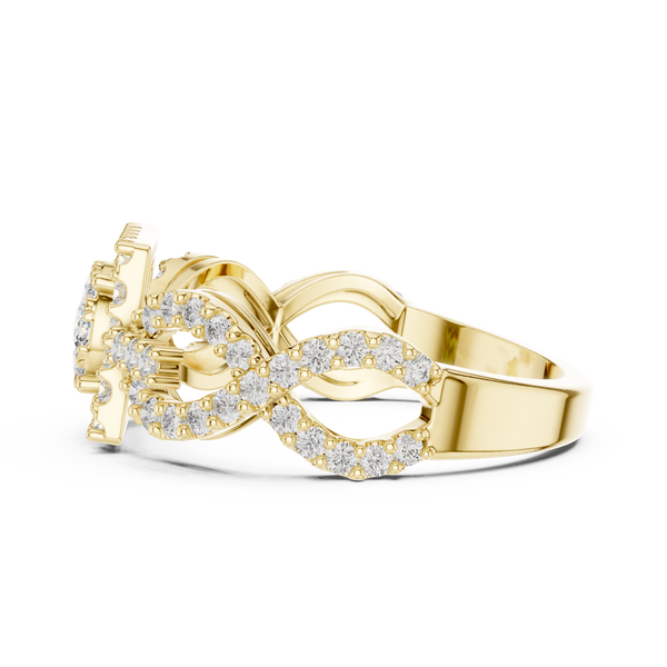 Tranquil lab grown diamond women's ring