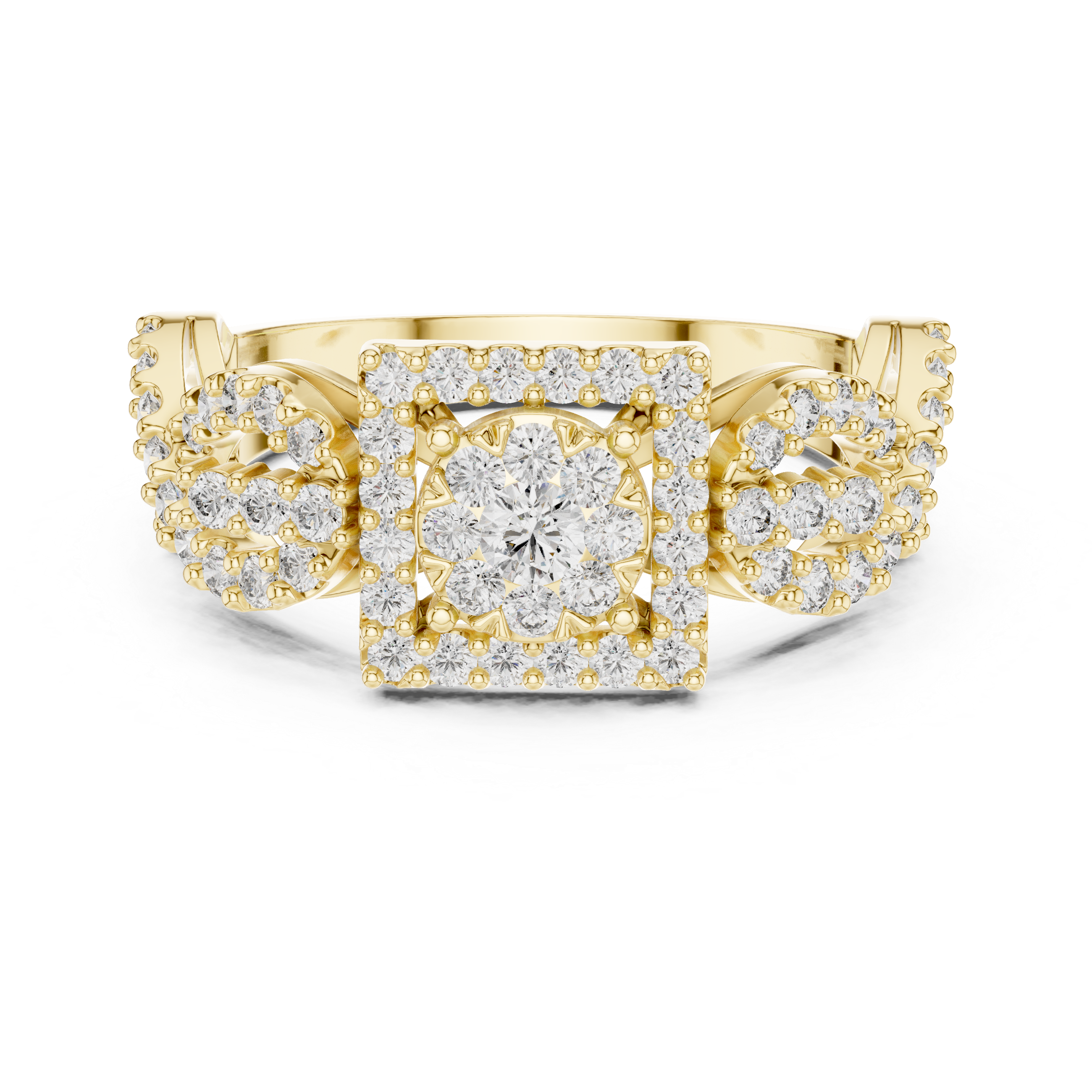 Tranquil lab grown diamond women's ring