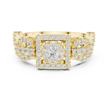 Tranquil lab grown diamond women's ring